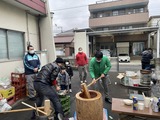 1月15日戸田美女木4丁目町会お餅つき