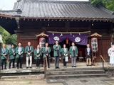 6月28日上戸田氷川神社の夏越しの大祓い茅の輪くぐり