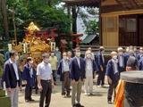 7月19日西堀氷川神社と南区の関神明社・神幸祭3