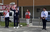 5月28日蕨市議選保守系11陣営・出陣8