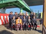 11月30日町谷北・西堀歩道橋の安全祈願式6
