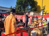 11月30日町谷北・西堀歩道橋の安全祈願式4