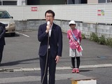 5月28日蕨市議選保守系11陣営・出陣5