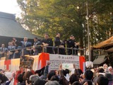 2月3日桜区の西堀氷川神社の節分祭2