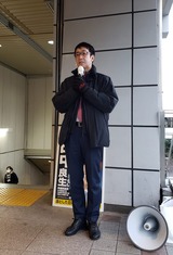 12月28日武蔵浦和駅・駅頭