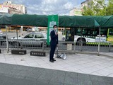 5月10日蕨駅西口駅頭