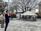 4月6日戸田市・新田口公園リニューアル記念お花見会、美女木6丁目町会の桜を愛でる会