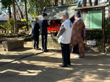 11月30日南区大谷場氷川神社の秋祭の神事