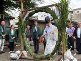6月28日上戸田氷川神社の夏越しの大祓い茅の輪くぐり3