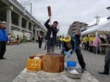 南区野方自治会の餅つき大会