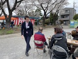 4月6日戸田市・新田口公園リニューアル記念お花見会、美女木6丁目町会の桜を愛でる会5