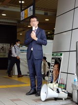 10月12日武蔵浦和駅頭