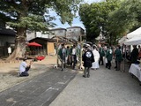 6月29日上戸田氷川神社の夏越大祓い芽の輪くぐり2