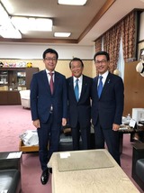 9月13日麻生大臣に退任のご挨拶2