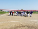 4月14日さいたま日曜早朝野球連盟の開会式2