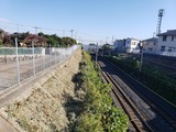 12月2日JR武蔵野線と第二産業道路の交差付近