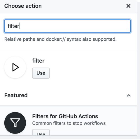 choose-filter-action