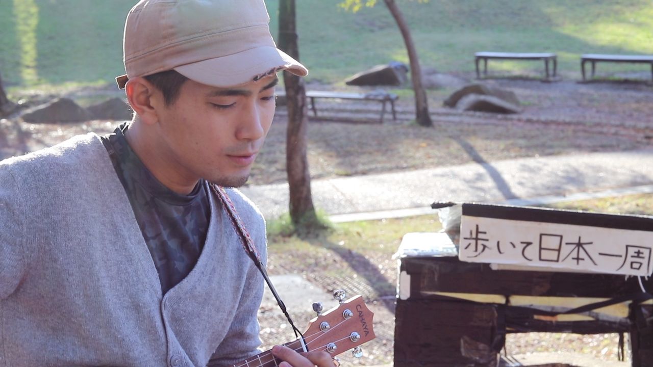 徒歩で日本一周のよこみーさんに会いました Matsumatchan Onsen Blog