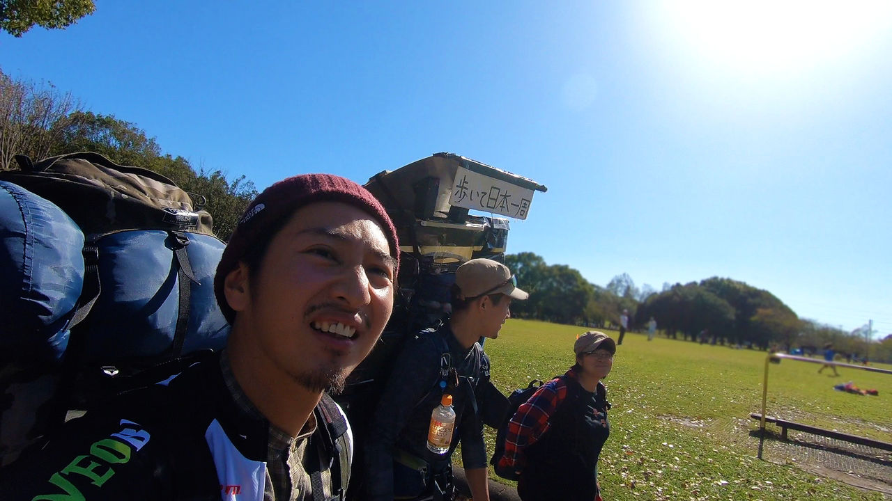 徒歩で日本一周のよこみーさんに会いました Matsumatchan Onsen Blog