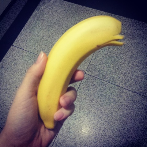 バナナ貰った。@yuna