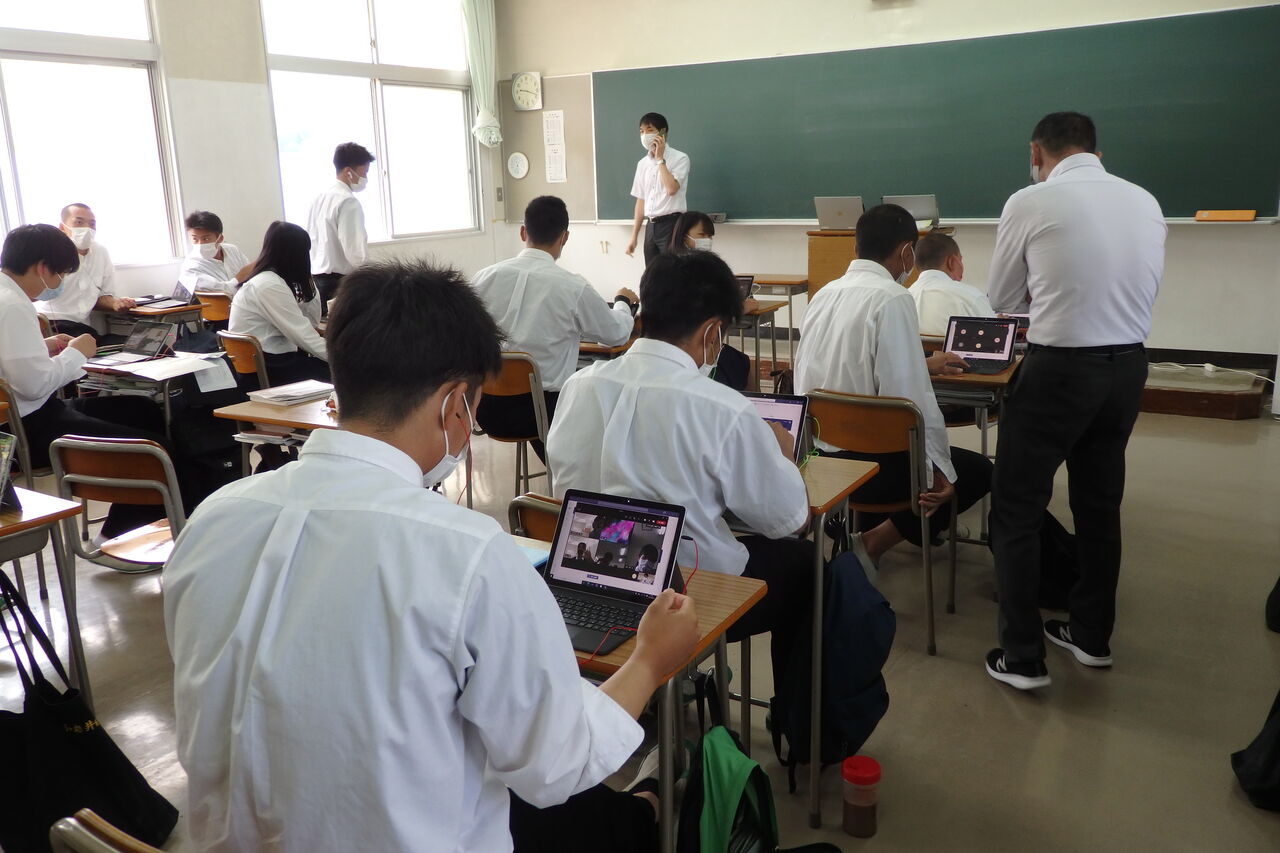 オンラインで他校と交流 ある教師の365日 オンラインで他校と交流 ある教師の365日