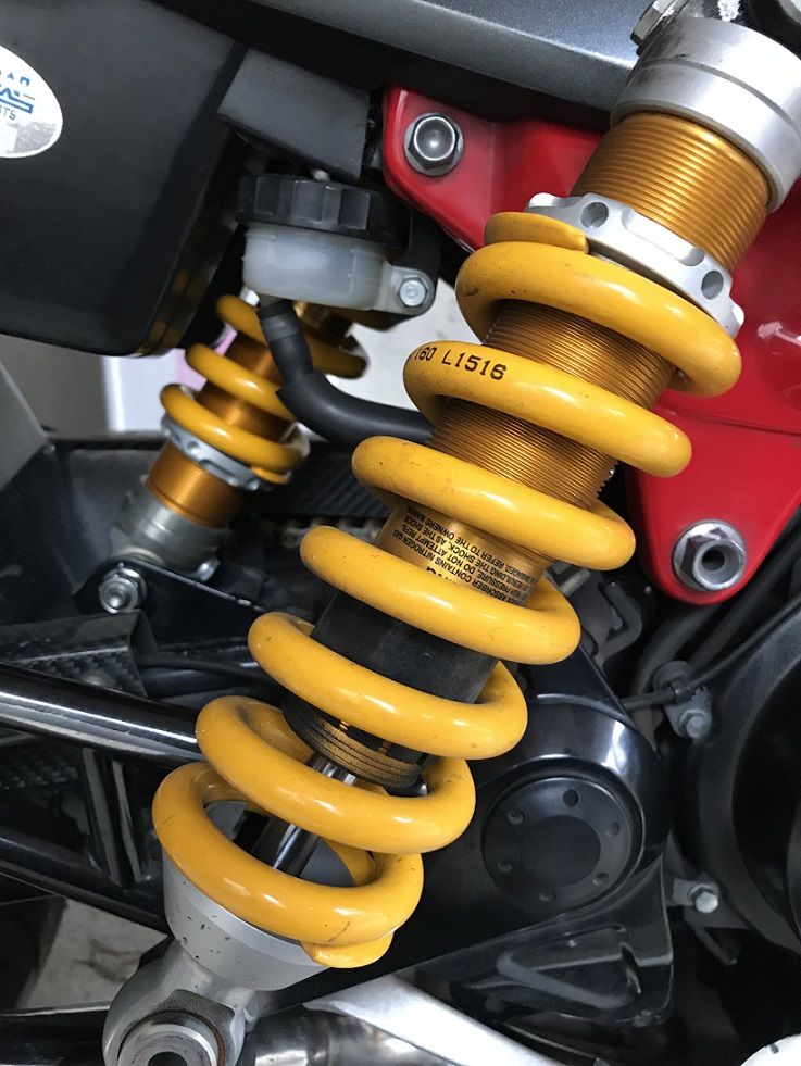 Vtr F サスペンション交換 他 Vtr F ツーリング メンテナンス記録
