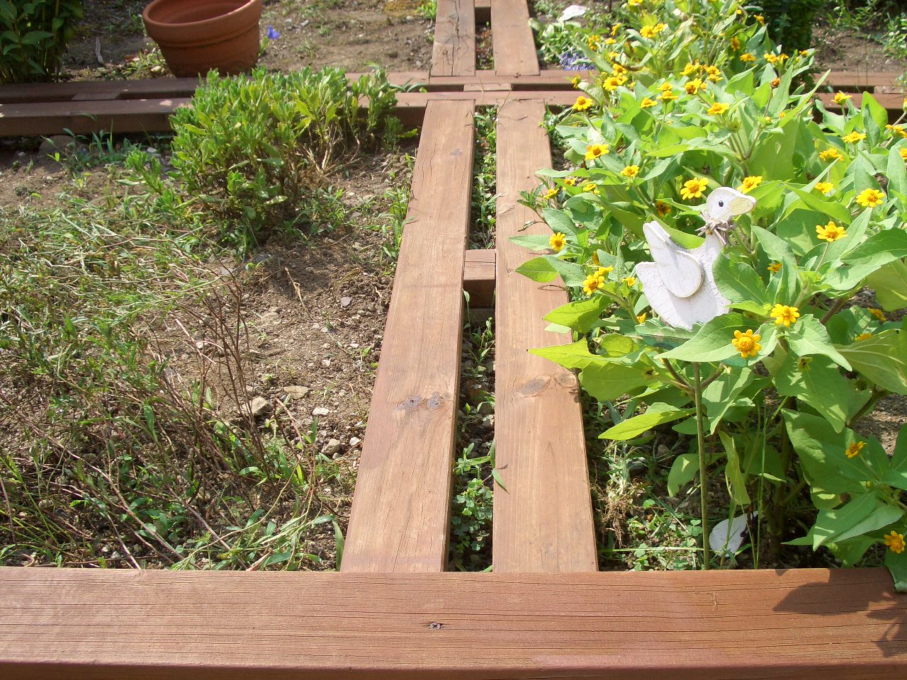 花壇の仕切り 木 をテストピースに Diy Heaven