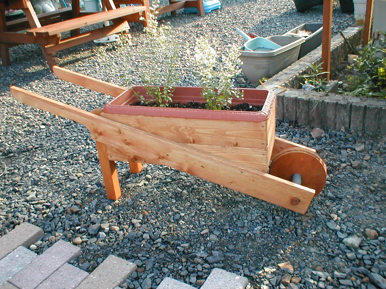 プランター（一輪車型） : DIY HEAVEN