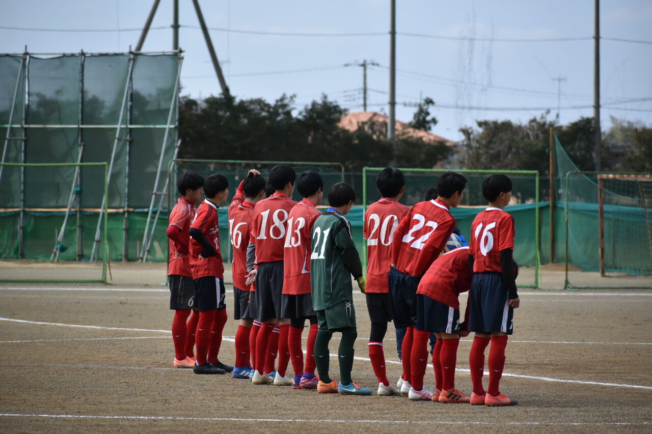 サッカー部練習試合 ３ ７日 取手松陽高校 行事用
