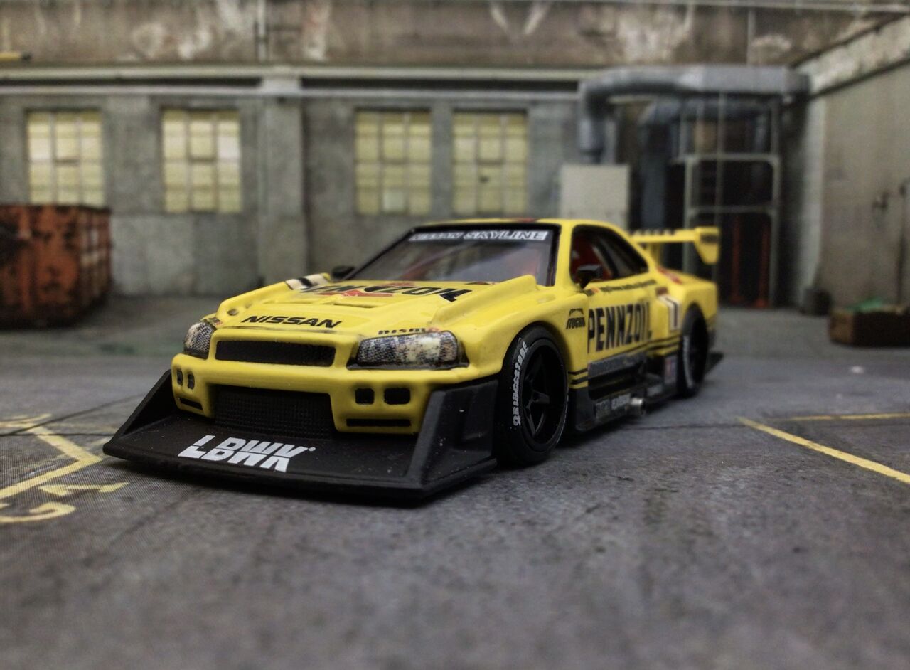 ホットウィール118話 LB-ER34 SUPER SILHOUETTE NISSAN SKYLINE ホットウィール118話 LB-ER34 SUPER SILHOUETTE NISSAN SKYLINE
