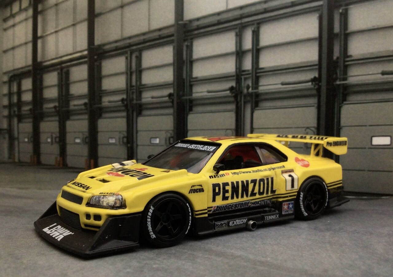 ホットウィール118話 LB-ER34 SUPER SILHOUETTE NISSAN SKYLINE