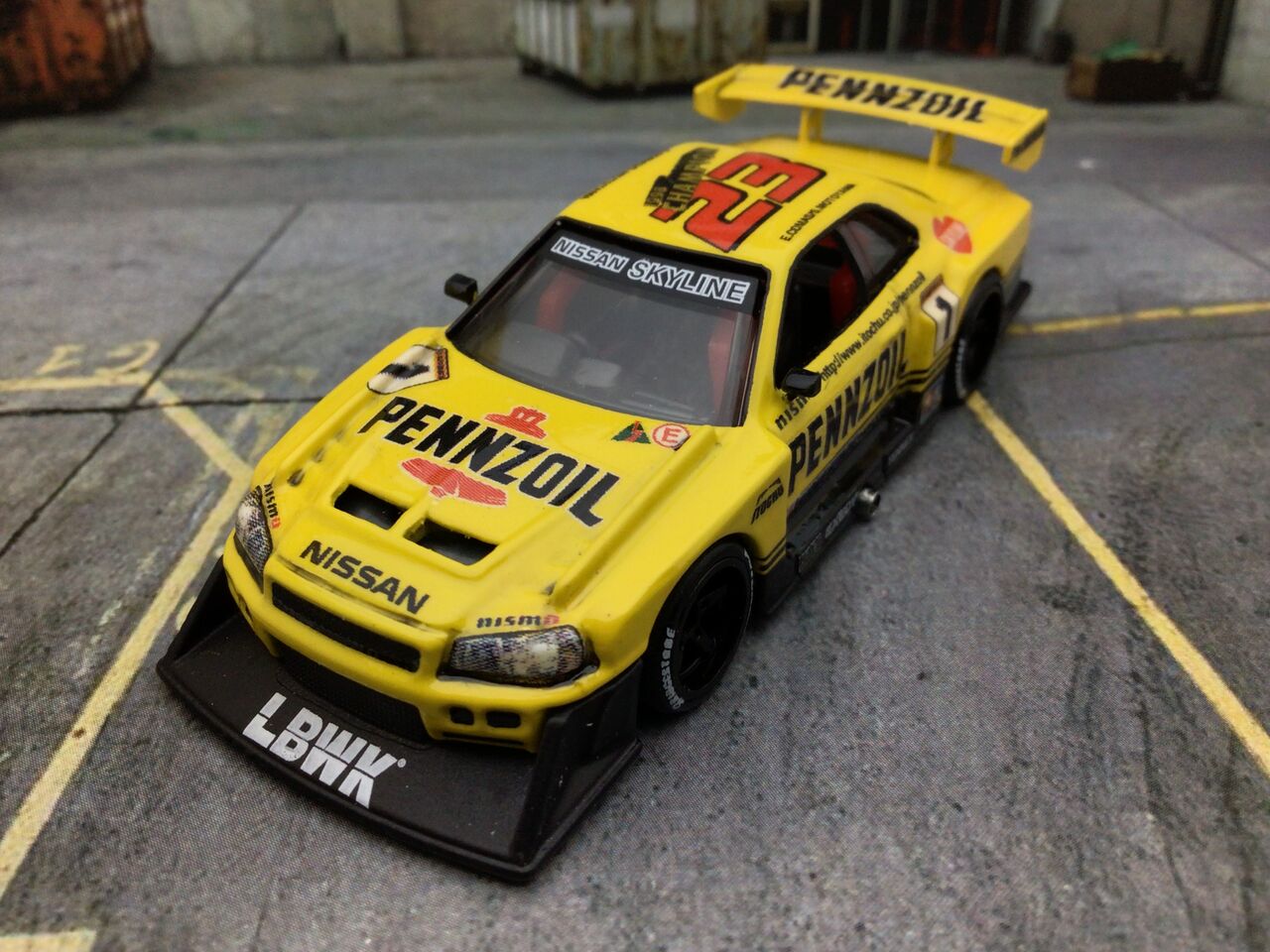 ホットウィール118話 LB-ER34 SUPER SILHOUETTE NISSAN SKYLINE