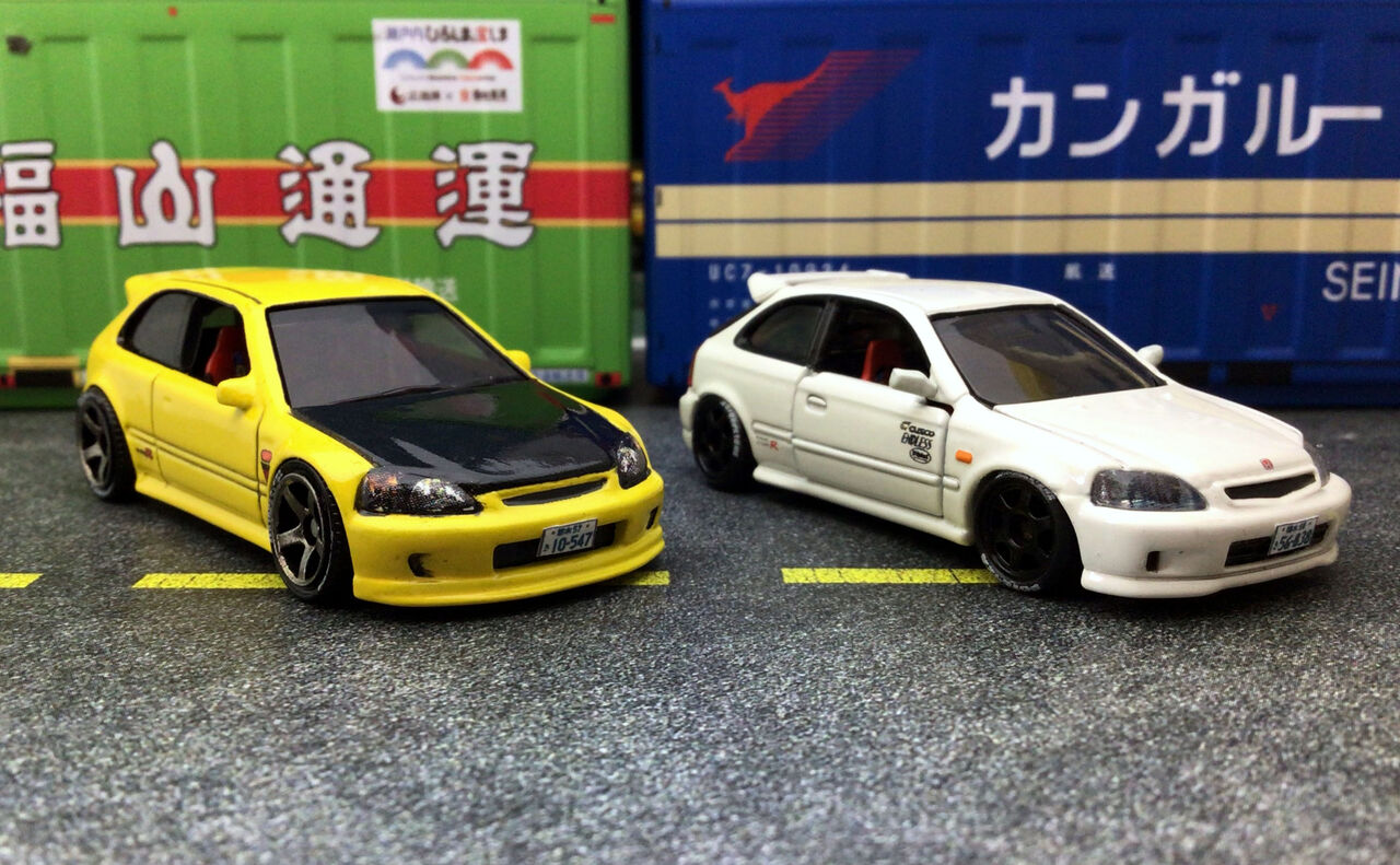 ホットウィール111話 頭文字D編 舘智之 シビック TYPE R (EK9) : 知恵