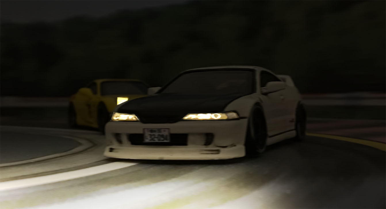 ホットウィール44話 頭文字D編 スマイリー酒井 インテグラ タイプR