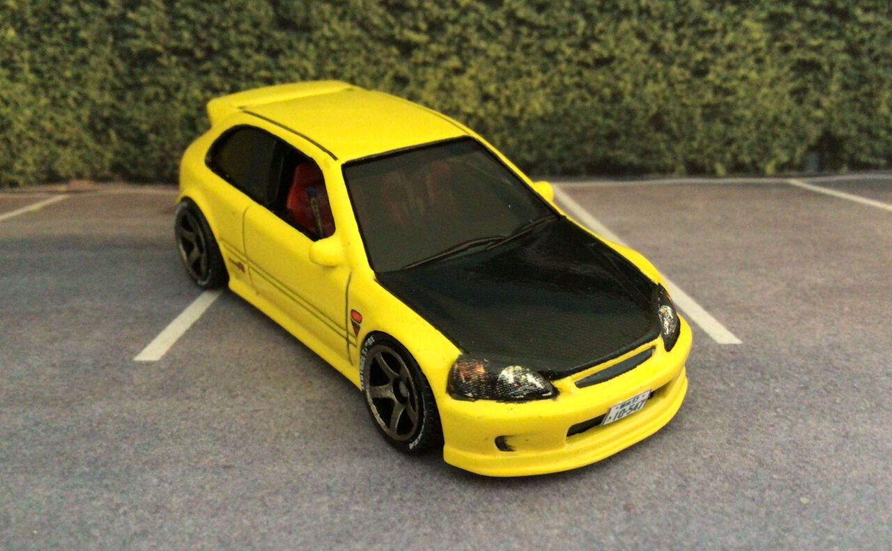 ホットウィール111話 頭文字D編 舘智之 シビック TYPE R (EK9