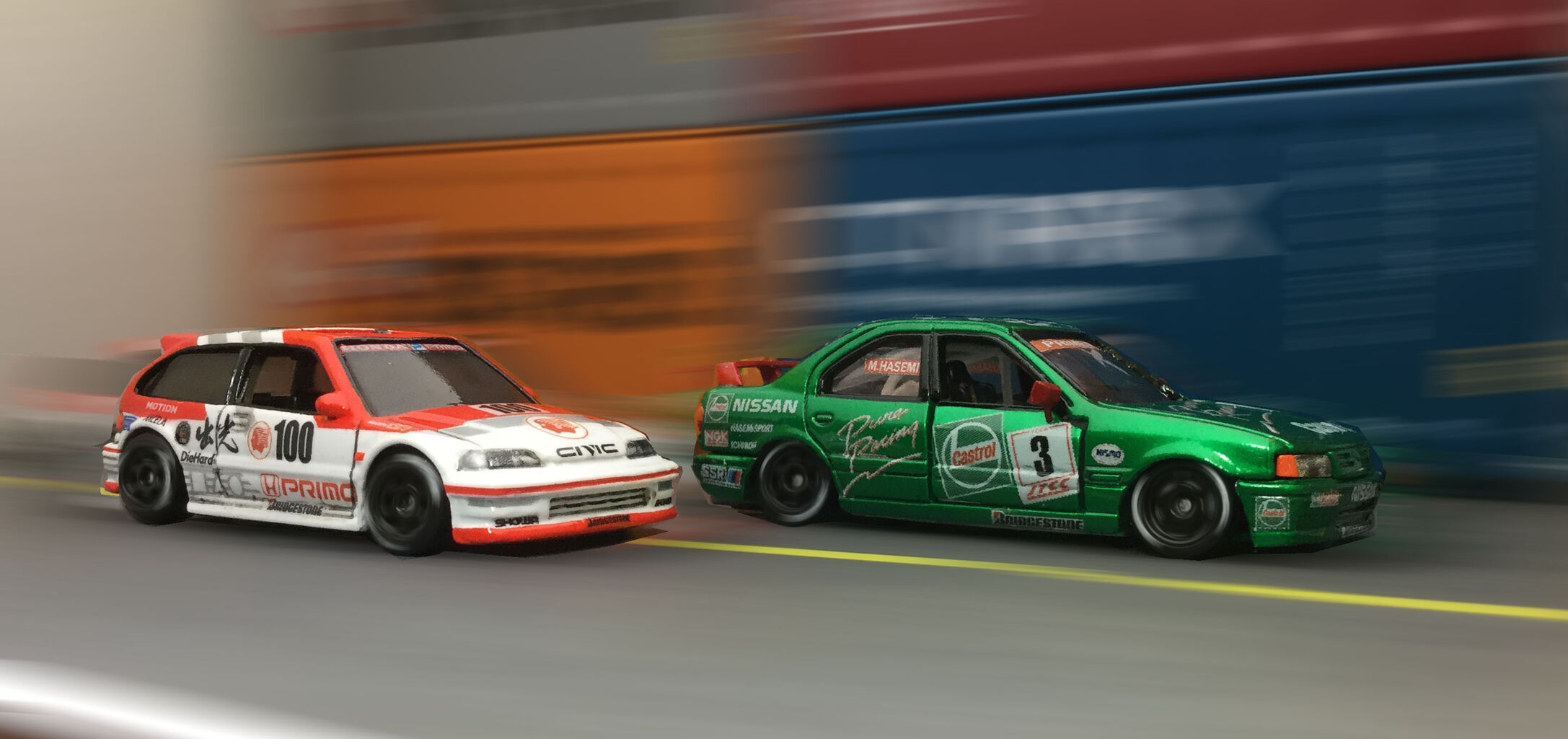 ホットウィールカスタム ホンダ シビック EF9 ADVAN仕様