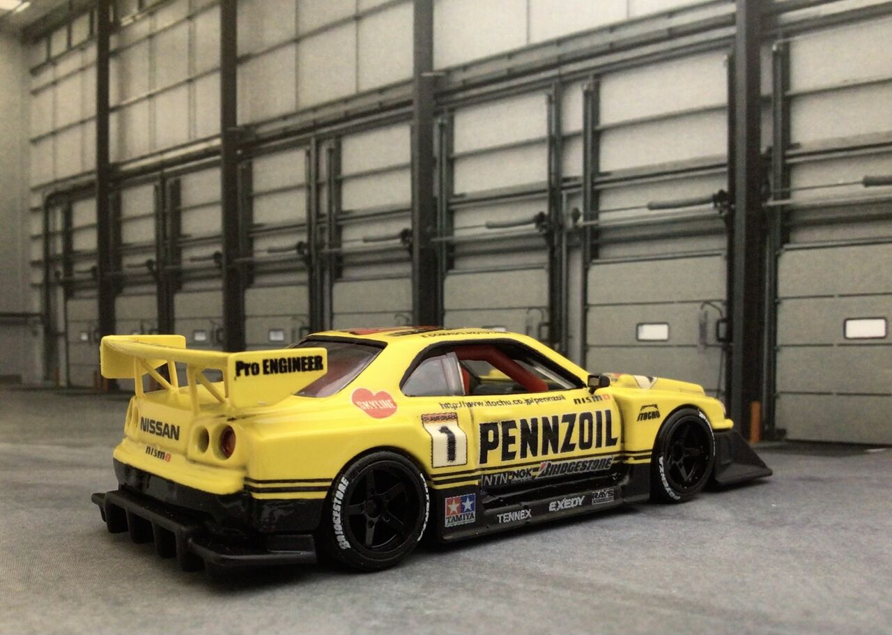 ホットウィール118話 LB-ER34 SUPER SILHOUETTE NISSAN SKYLINE ホットウィール118話 LB-ER34 SUPER SILHOUETTE NISSAN SKYLINE