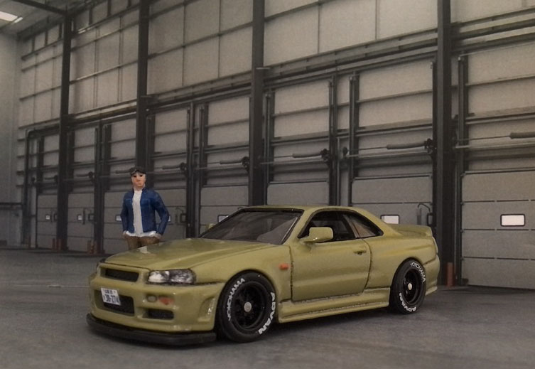 ホットウィール38話 頭文字d編 星野好造 スカイラインgt R R34 ミレニアムジェイドメタリックver 知恵と勇気で楽しむhobby