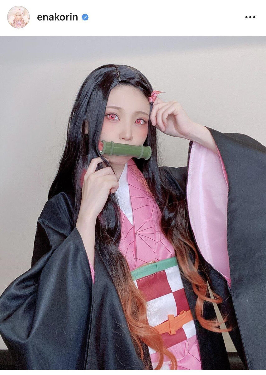 鬼滅の刃 人気コスプレイヤー えなこ さん 禰豆子コスを披露 完成度がダントツと評判 鬼滅の刃まとめ 鬼滅の刃 人気コスプレイヤー えなこ さん 禰豆子コスを披露 完成度がダントツと評判 鬼滅の刃まとめ