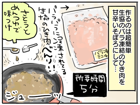 そぼろ丼3