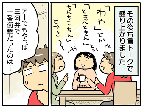 三河弁と筑後弁と福井弁6