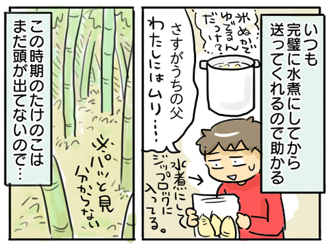 父のたけのこ2