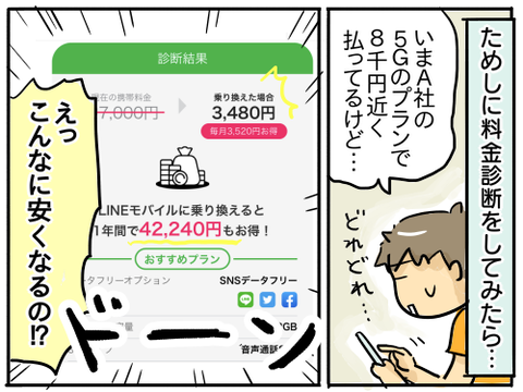 ラインモバイル4-1