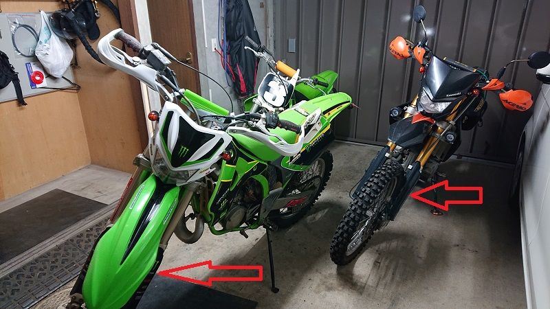 カワサキ D-TRACKER KLX250 倒立フロント フォーク  インナー良 カワサキ用フロントインナーフォークチューブ,klx250 1998-2007