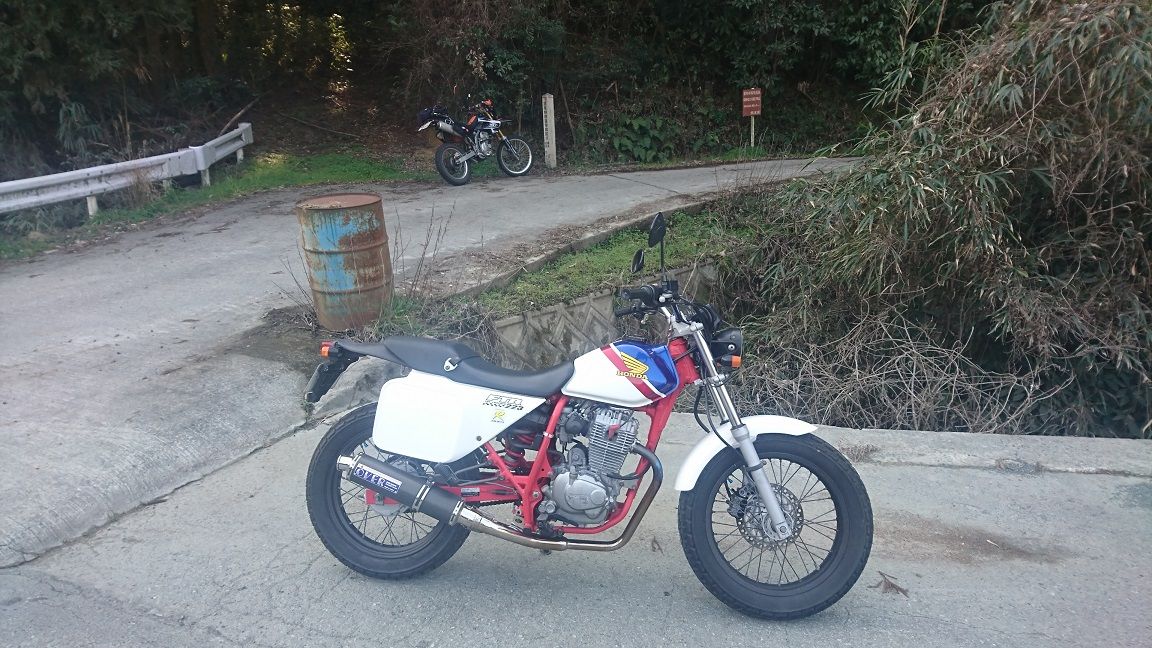 林道探索再開（FTRと・・・） : V-MAX 父ちゃんの妄想とチャレンジ