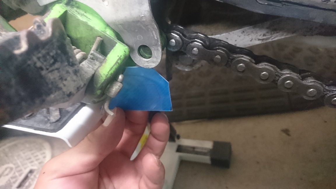 KX125 保安部品取付 番外編（サイドスタンド自作） : V-MAX 父ちゃんの