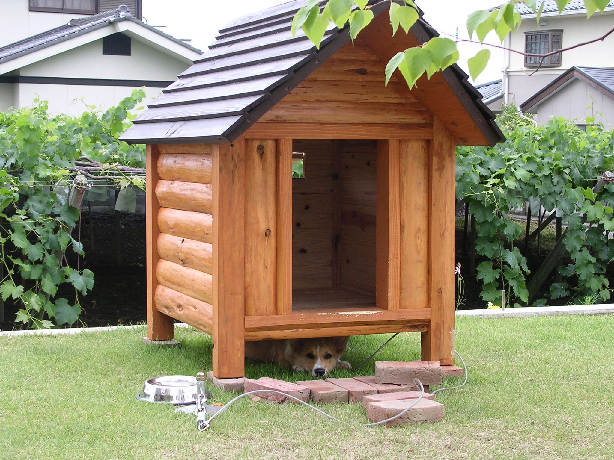 オリジナルな犬小屋 オープンタイプ 田舎者が作るオリジナルな犬小屋