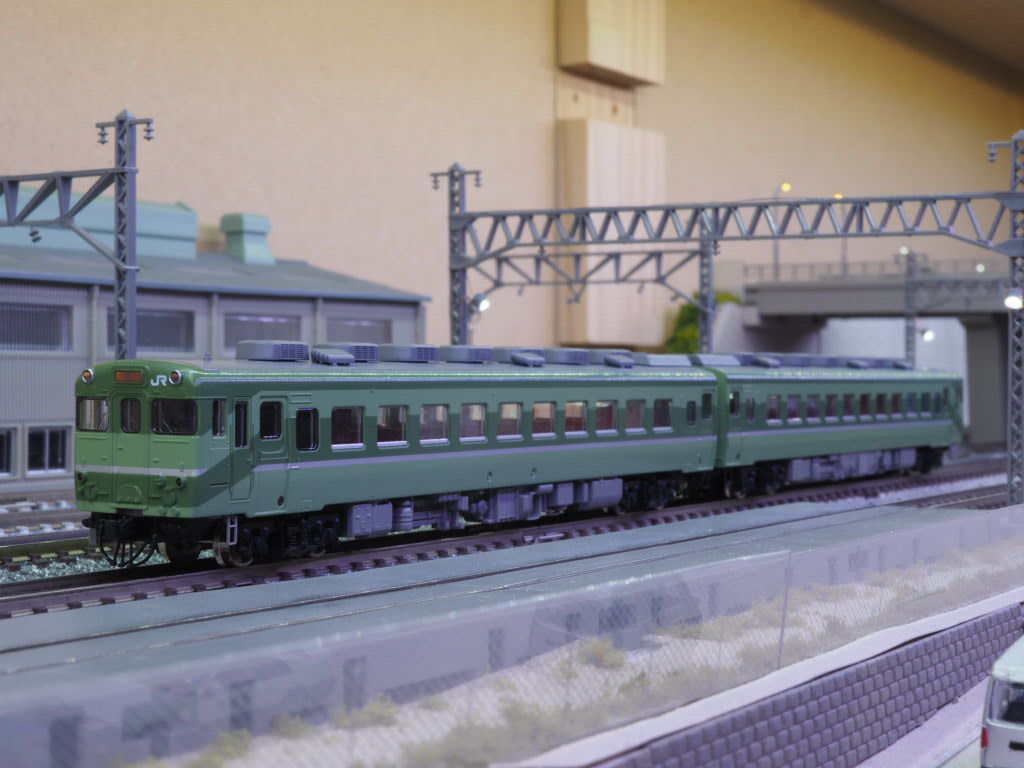 キハ58 広島急行色 2代目 パノラミックウィンドウ キハ28 3014とキハ58