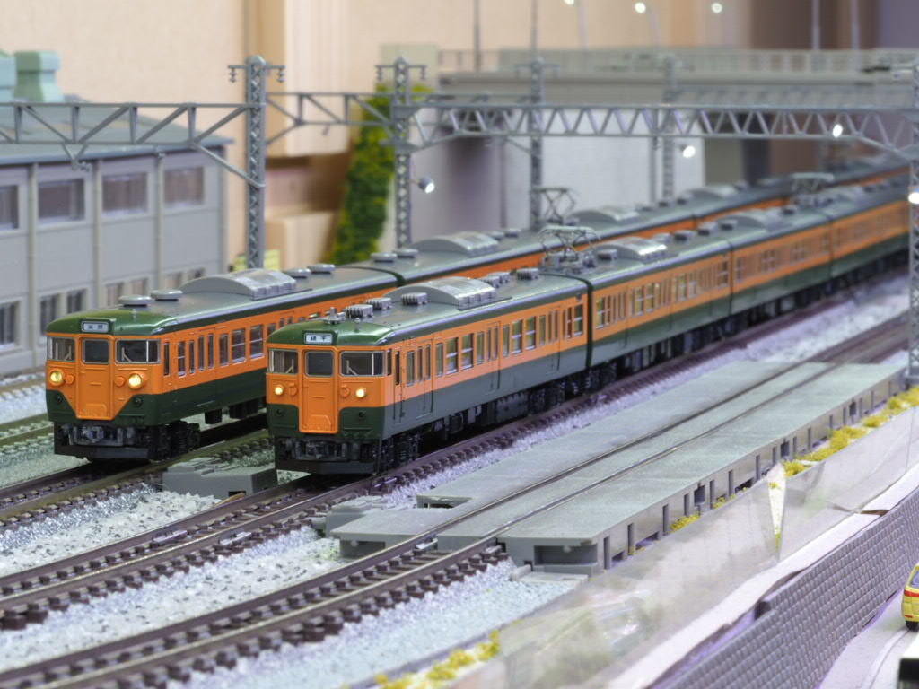 115系 導入しました : 7畳部屋の鉄道模型