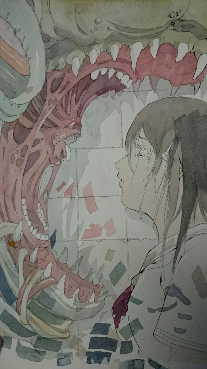 アビスのラフ画とか アビスの底からこんにちは